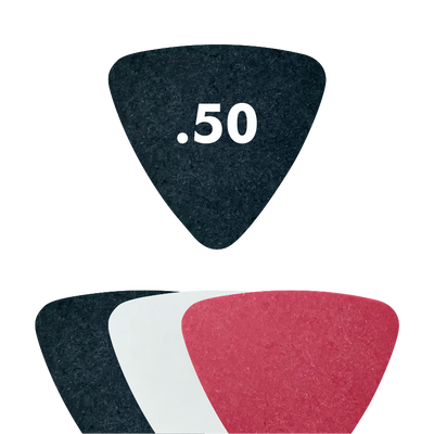 Delrin - Triangle Shape - .50mm - EGOpicks