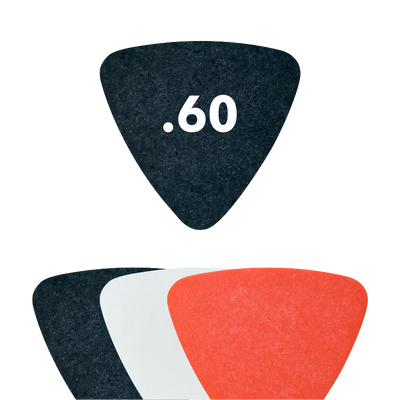 Delrin - Triangle Shape - .60mm - EGOpicks