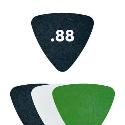 Delrin - Triangle Shape - .88mm - EGOpicks