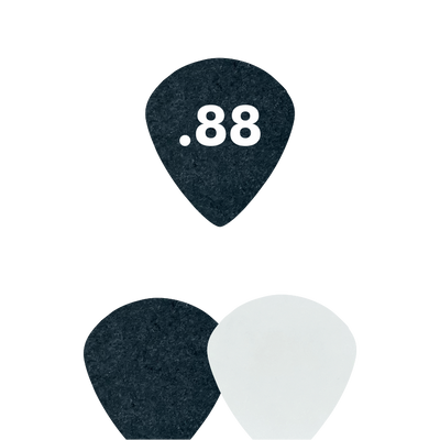 Delrin - Jazz Shape - .88mm - EGOpicks