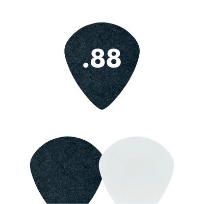 Delrin - Jazz XL Shape - .88mm - EGOpicks