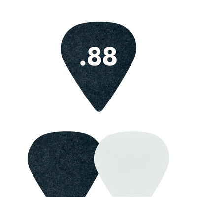 Delrin - Sharp Shape - .88mm - EGOpicks